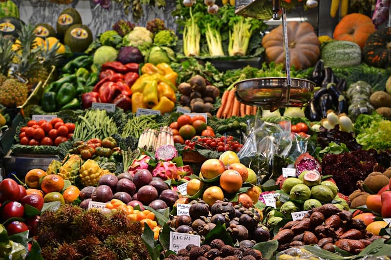 Seasonal produce at an Illinois market